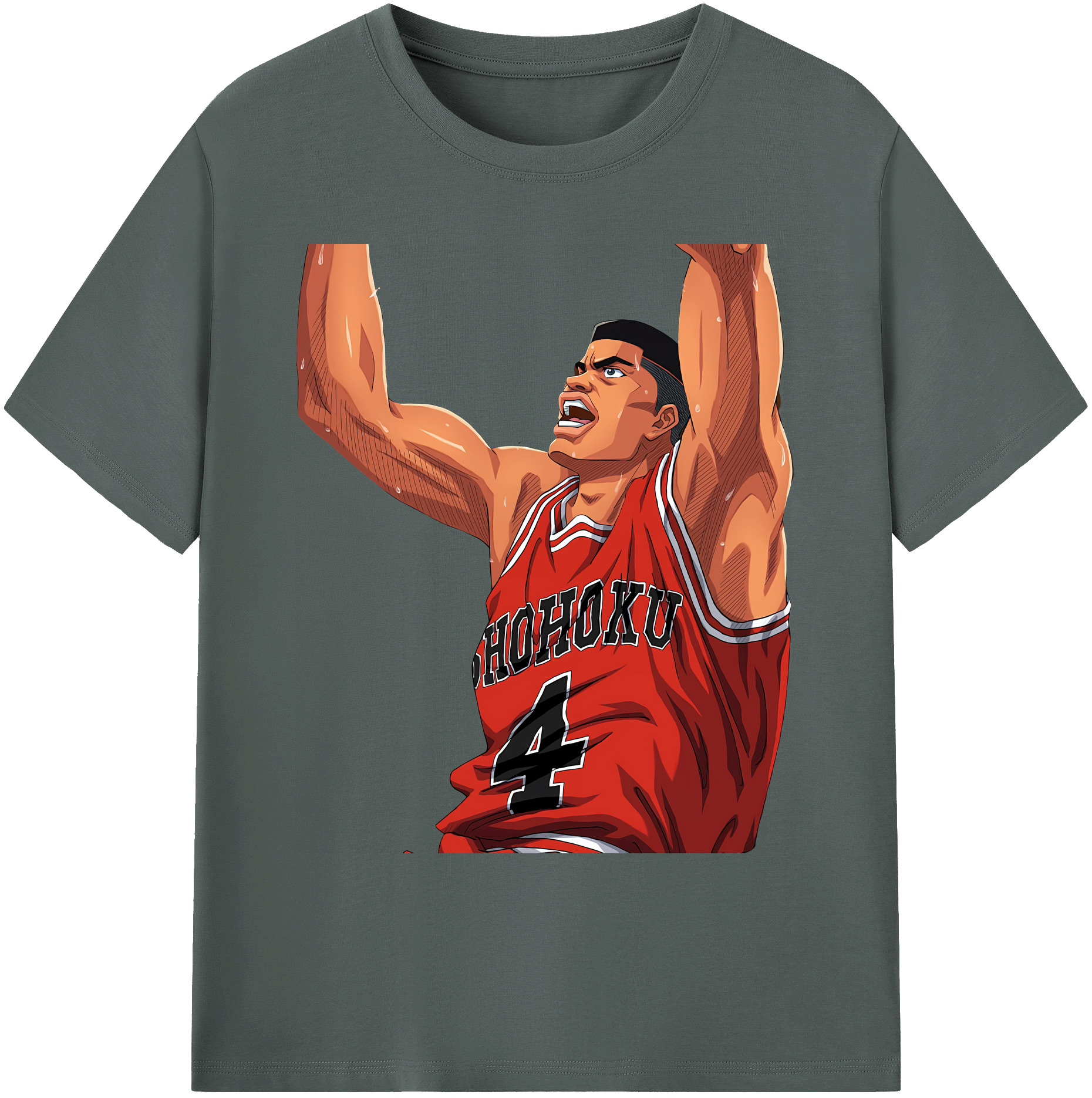 （画像用） SLAM DUNK／スラムダンク 綿100％ メンズ半袖Tシャツ｜肌触りやわらか＆通気性